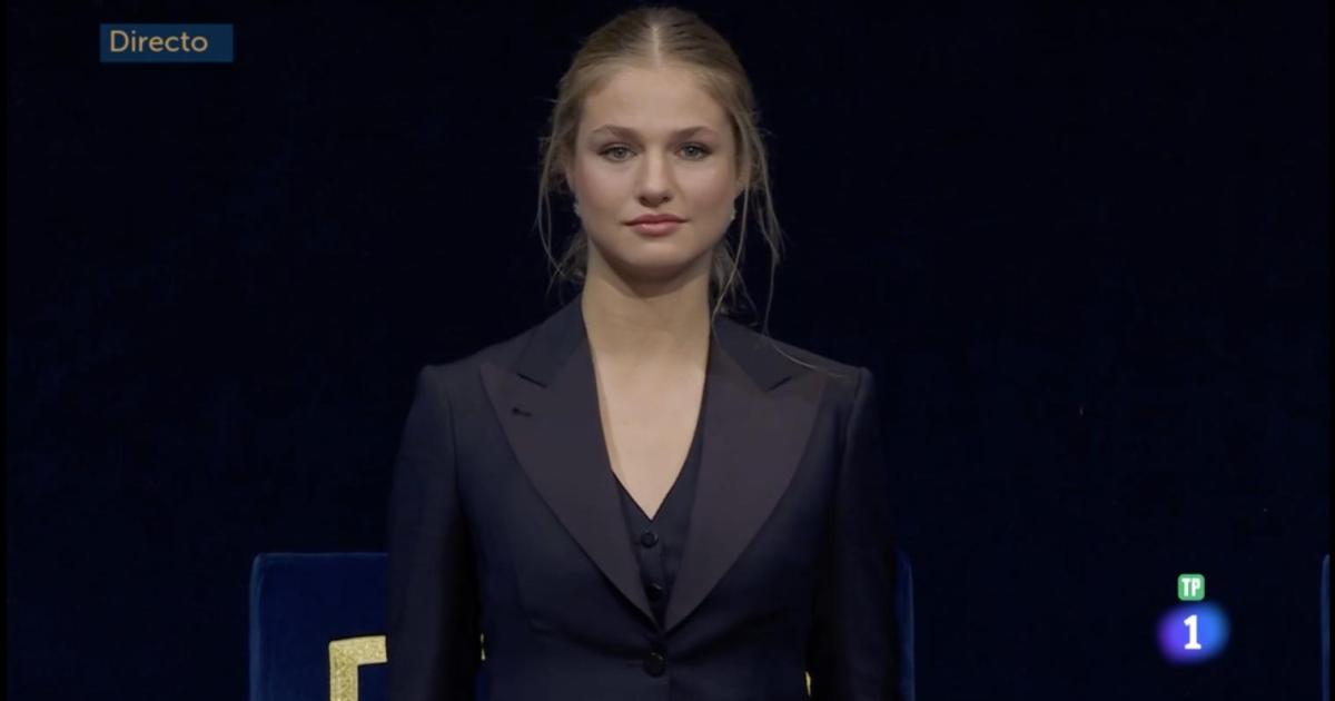 Leonor en los Premios Princesa de Asturias.