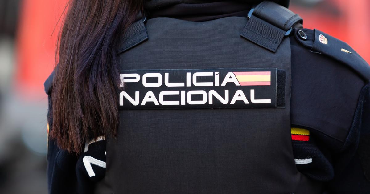 Un agente de la Policía Nacional.