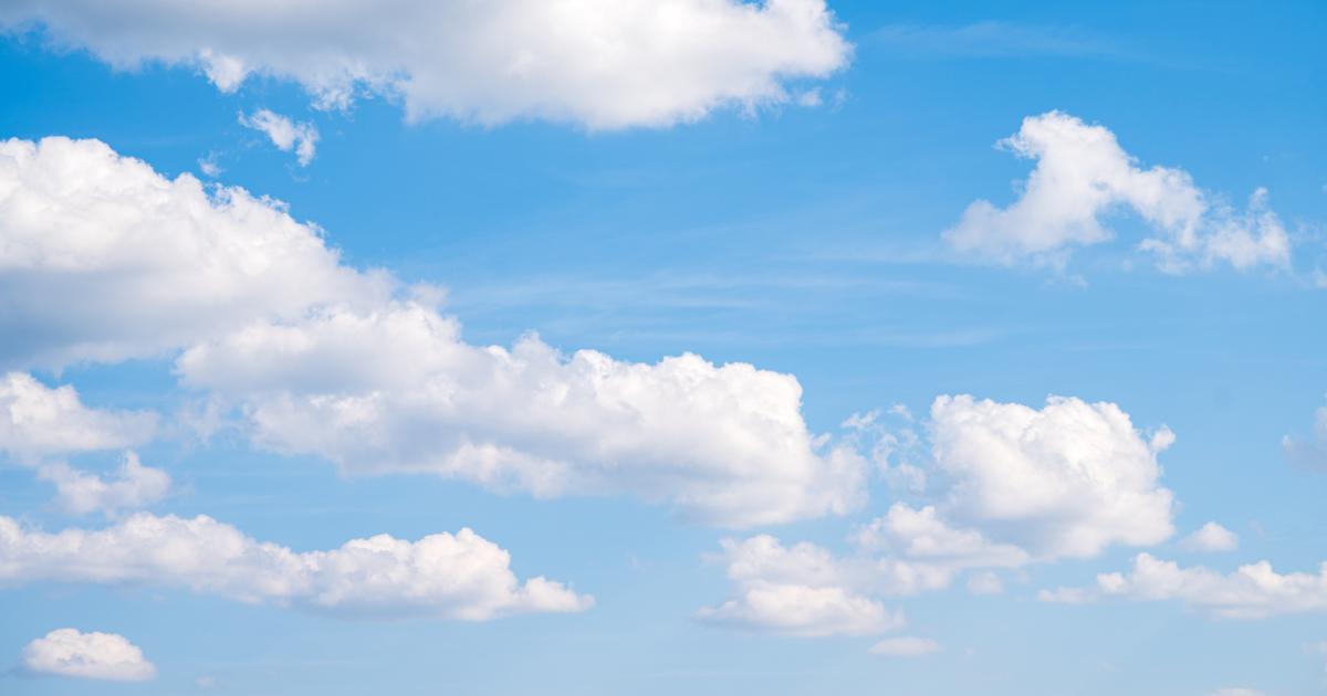 Nubes, en una imagen de archivo