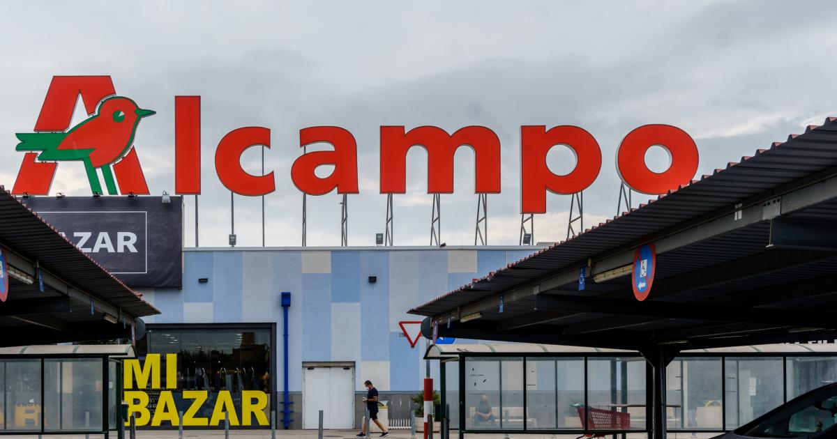 Un supermercado de la cadena Alcampo en Barcelona.