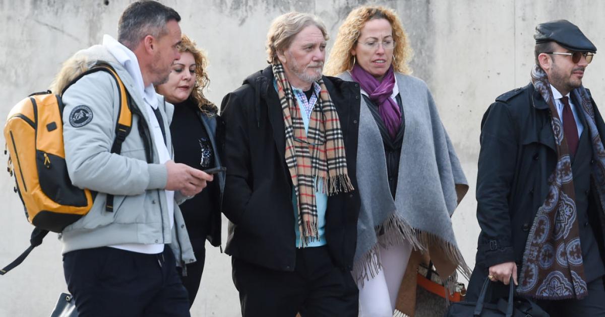 El histórico narco y contrabandistas gallego José Ramon Prado Bugallo, a.k.a. Sito Miñanco, llegando a la Audiencia Nacional en el marco del juicio por la 'Operación Mito'.