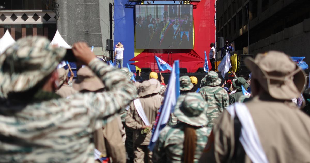 Toma de posesión de Maduro en Venezuela.