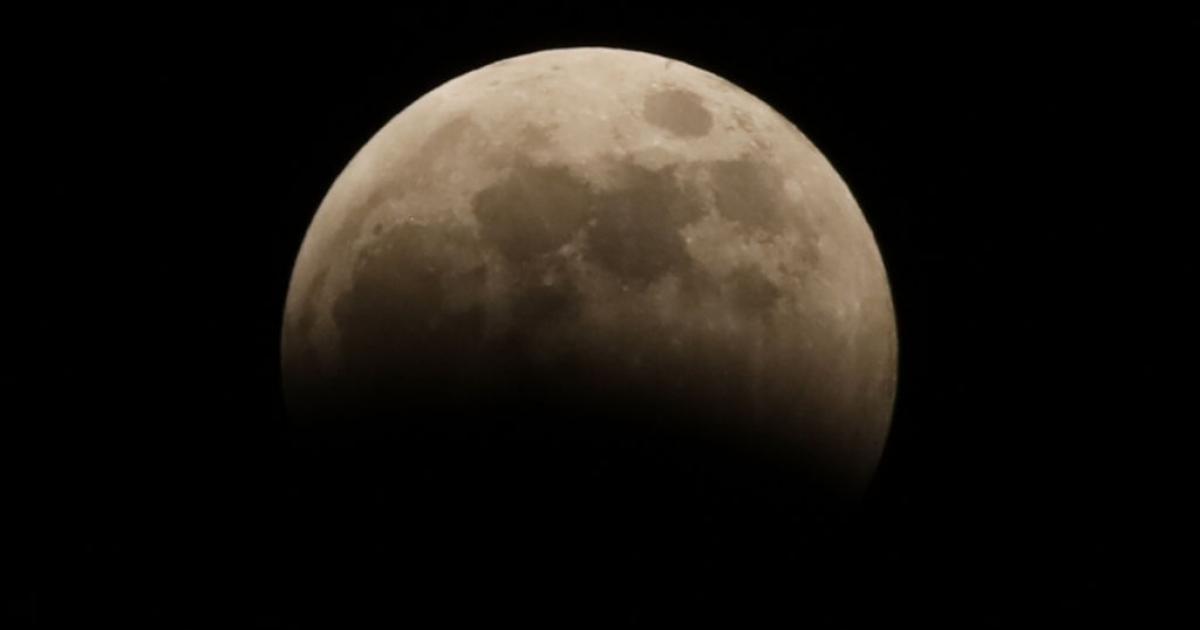 Vista de la Luna.