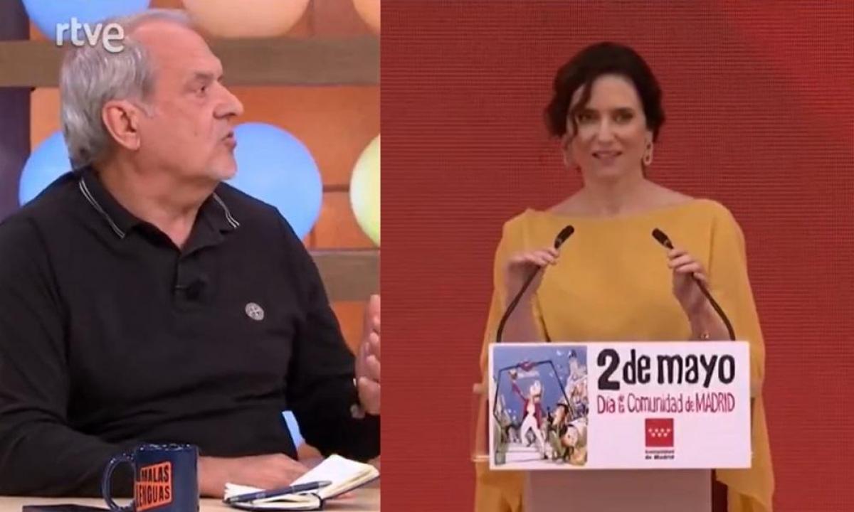 Javier Aroca verbaliza de forma muy clara lo que piensa sobre la polémica  con Ayuso en el acto del Dos de Mayo
