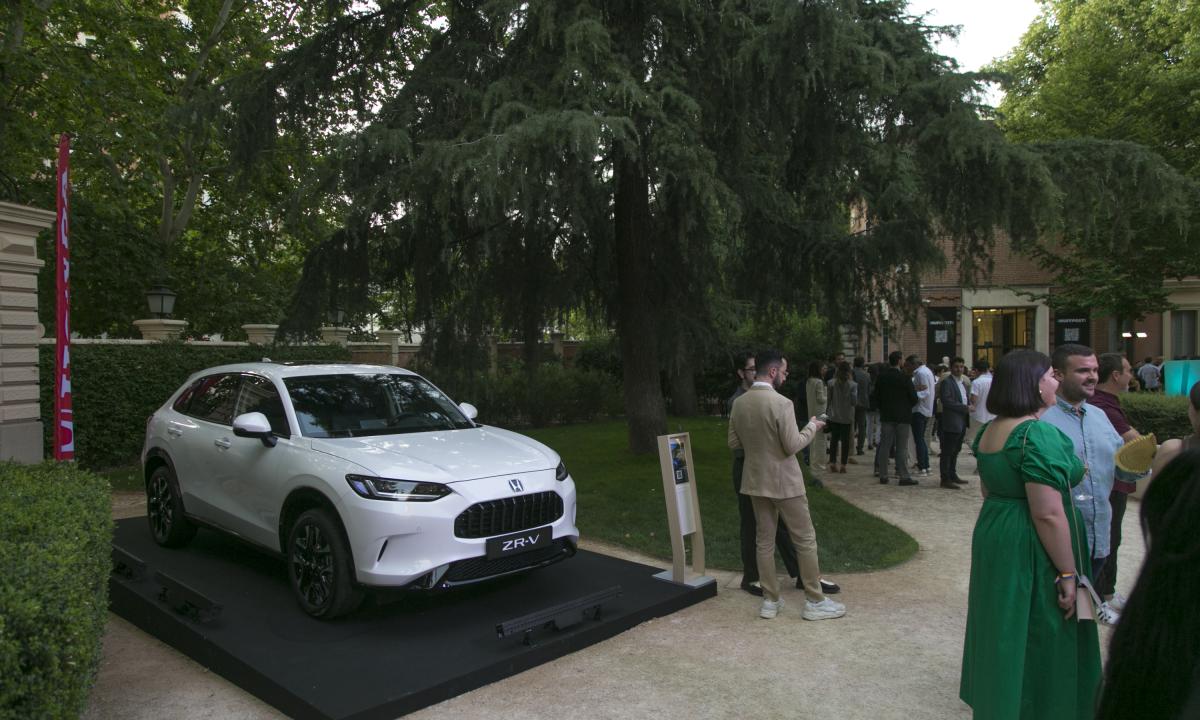 Honda estuvo presente en la fiesta y exhibió el ZR-V, uno de sus modelos más avanzados.