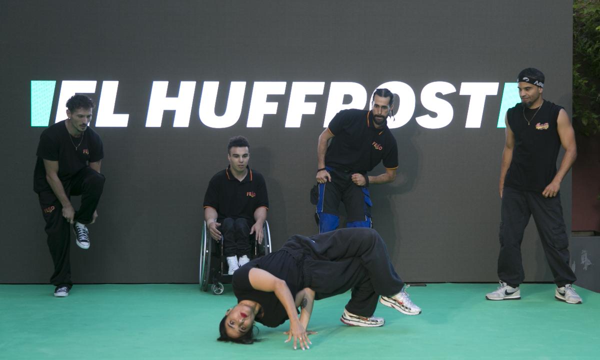 El equipo de la Federación Nacional de break dance animó la fiesta.