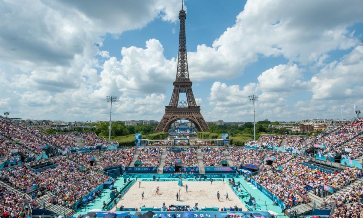 La cancha de voleibol más bonita del mundo