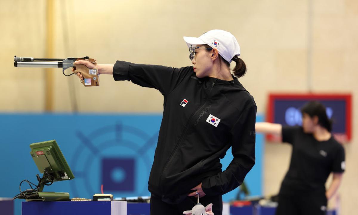 La tiradora coreana  Kim Yeji, ganadora de una plata, ha sido una de las sensaciones de estos Juegos Olimpicos con su actitud y estética.