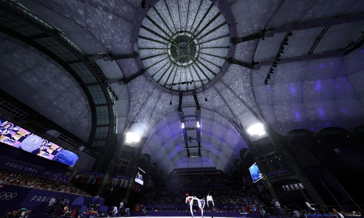 También en el majestuoso Grand Palais se celebraron las competiciones de taekwondo.