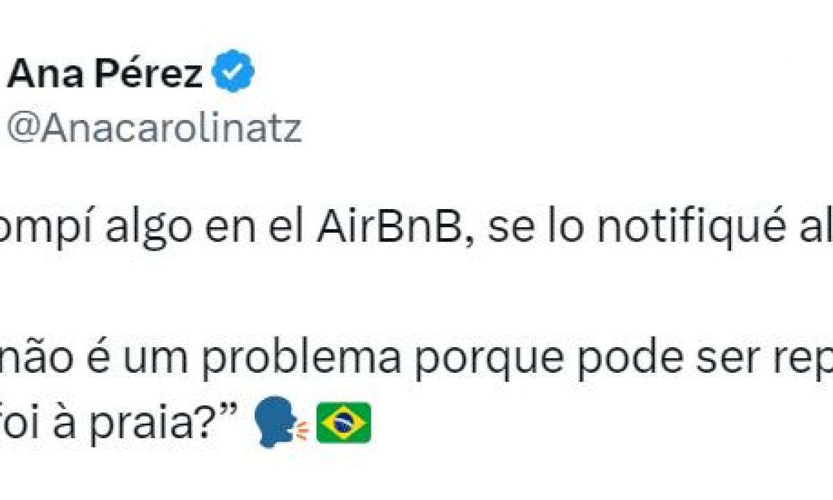 noticiaspuertosantacruz.com.ar - Imagen extraida de: https://www.huffingtonpost.es//virales/una-espanola-rompe-airbnb-brasil-respuesta-anfitrion-enmarcar.html