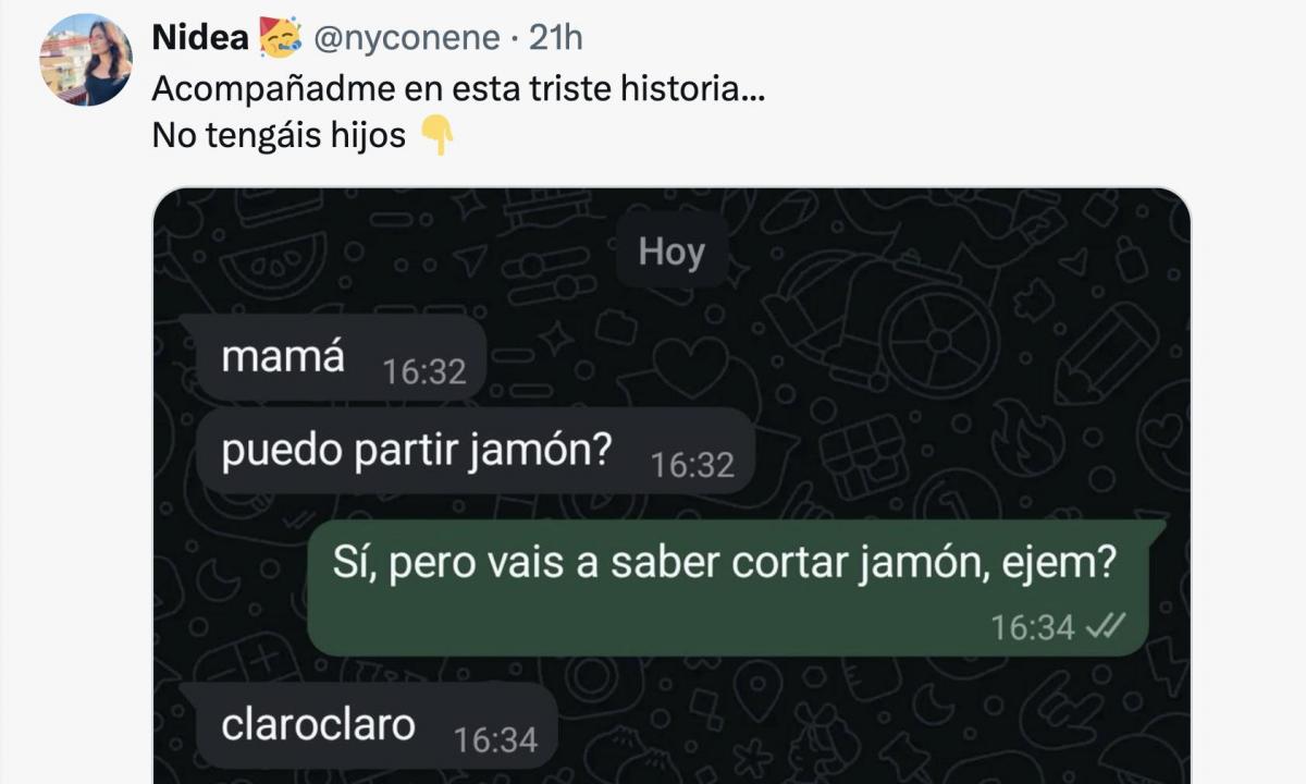 noticiaspuertosantacruz.com.ar - Imagen extraida de: https://www.huffingtonpost.es//virales/su-hija-le-pide-permiso-cortar-jamon-da-ver-resultado-arrepiente-vida.html