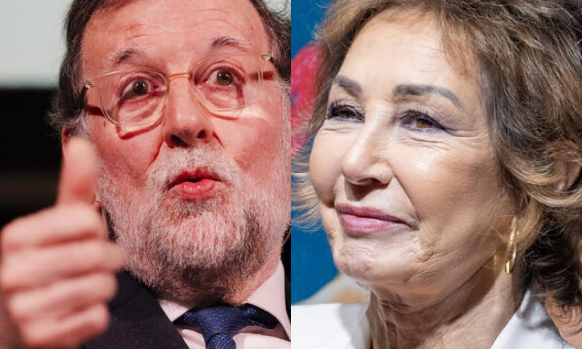 Ana Rosa no puede evitar reírse después de la respuesta de Rajoy a la  pregunta más comprometida