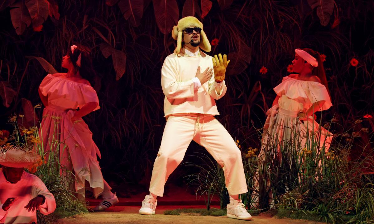 Una de las actuaciones de Bad Bunny en Puerto Rico.
