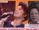 Preguntan a Eva Santamaría, representante de España en Eurovisión 1993, por Melody y da un giro tremendo