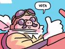 Entrevista a Álvaro Ortiz, el ilustrador que ha hecho que un cerdo antifascista llame a votar el 23J