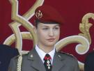 Leonor, con uniforme militar y protagonista absoluta del desfile del 12 de octubre