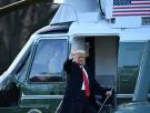 Ahora sí: Trump abandona la Casa Blanca en helicóptero y entre cajas de mudanza
