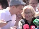 Carmena, sobre Errejón: "Nunca pude pensar ni oír nada relativo a ese comportamiento"