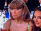 El chiste sobre Taylor Swift en los Globos de Oro que dejó a la cantante con esta cara