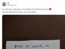 La nota que su abuelo le ha dejado a su abuela: más de 25.000 'me gusta' y una lección en mayúsculas