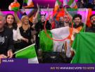 Ojo a lo que se ha visto en este momento en el que enfocaron a Bambie Thug, de Irlanda, en Eurovisión