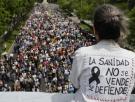 Decenas de miles de personas salen a las calles de Madrid en defensa de la sanidad pública