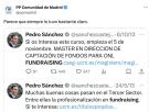 El PP de Madrid recupera estos tuits antiguos de Sánchez sobre Begoña Gómez y SALE MAL