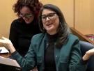 Rifirrafe en la Asamblea: Manuela Bergerot se queda sin turno de palabra en la comisión de investigación a Begoña Gómez