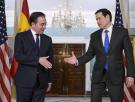 Albares y Rubio dejan claras, en una reunión "cordial", las diferencias entre España y EEUU sobre el gasto en defensa