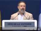 Abascal se lanza a hablar en francés y las cámaras captan lo que hace Marine Le Pen a pocos metros