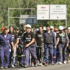 Este colectivo ha iniciado una marcha solidaria para apoyar a los siete mineros encerrados en Santa Cruz del Sil desde el 21 de mayo y a los seis que permanecen en la Diputación desde el 4 de junio