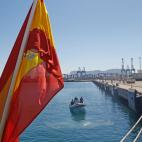 El Rey Don Juan Carlos ha concluido la visita que ha realizado este miércoles a localidad gaditana de Algeciras