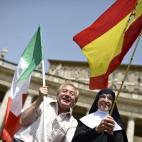 Hasta el Vaticano también llega la final de la Eurocopa.