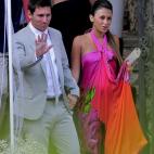 El futbolista Leo Messi con su novia Antonella Roccuzzo.