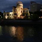 Vista general del Parque de la Paz de Hiroshima, un homenaje a las víctimas de la explosión nuclear.