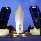 Las torres KIO en Madrid.