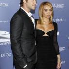 Acudió con su prometido, el actor Liam Hemsworth, a un evento sobre cine australiano.