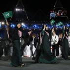 Arabia Saudí (mujeres de su delegación, en la foto), Catar y Brunei eran los tres únicos países que nunca habían llevado mujeres a los Juegos Olímpicos. | Gtresonline