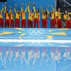 El equipo español de natación sincronizada no falló y consiguió el bronce, superado por Rusia y China.