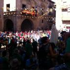 Fany Pons Burgués envía esta imagen del chupinazo en las fiestas de Valderrobres (Teruel).