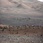 Base del Monte Sharp en Marte tomada por el robot Curiosity.