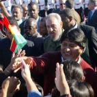 En 2005, el presidente de Bolivia, Evo Morales, visitó a Castro en su primer viaje al extranjero como presidente