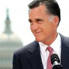 Romney, durante un discurso cerca del Capitolio.