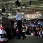 Obama, durante un discurso en Hillsborough, al norte de Estados Unidos. 