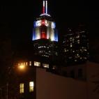 El Empire State Building será iluminado con el color del ganador. Rojo si gana Romney y azul si gana Obama.