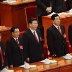 El vicepresidente chino, Xi Jinping, (en el centro) sería quien sustituya al presidente Hu Jintao como jefe del Partido Comunista de China en marzo del próximo año. 