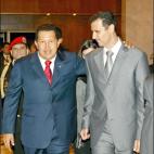 En 2006, en una visita a Siria con el presidente Bachar el Assad