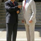 En 2008, con el rey Juan Carlos en Palma de Mallorca