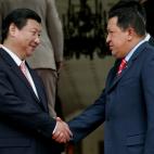 En 2009, con el vicepresidente chino Xi Jinping