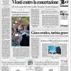 Las protestas mineras, en portada de este periódico italiano.